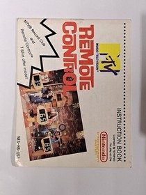 MTV Remote Control NES Game Cartridge, manual, Original Box