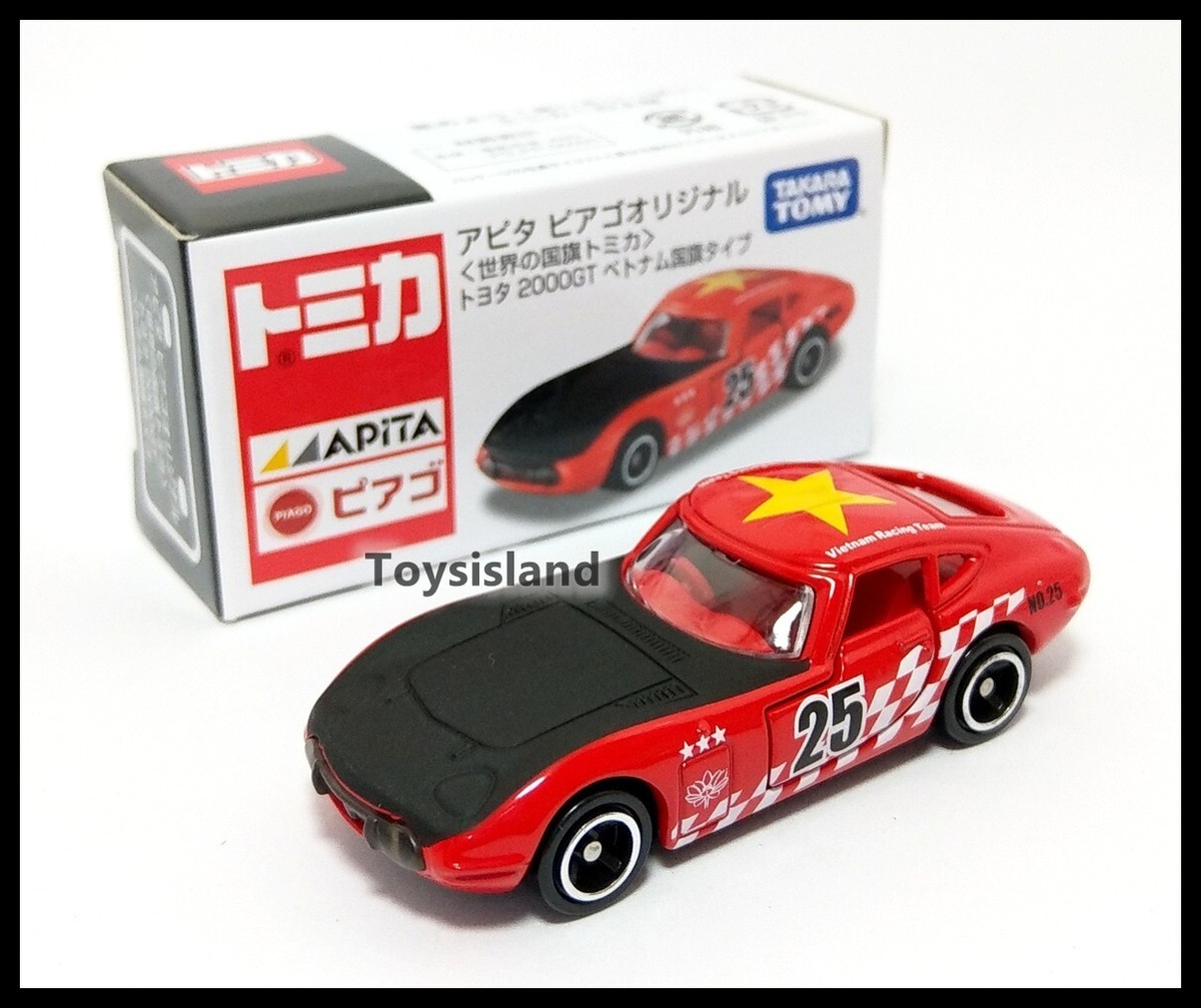TOMICA APiTA World Flag VIETNAM TOYOTA 2000GT #25 1/59 TOMY