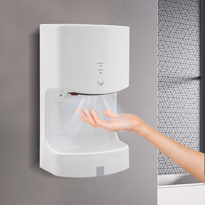 Automatic Hand Dryer Wall Mounted Commercial High-Speed Drying Device 1200W USA