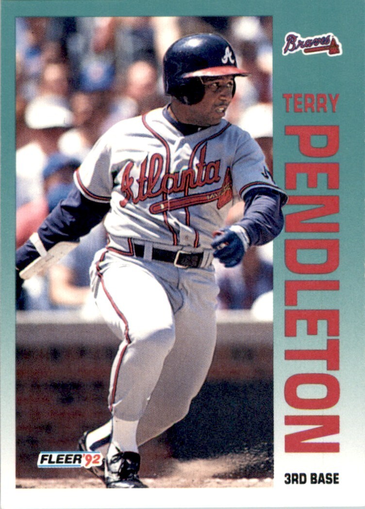 1992 Fleer #366 Terry Pendleton