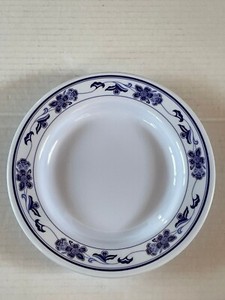 Lot of 8 Koyo #4008 Melamine Floral Design Plates 8" Diameter