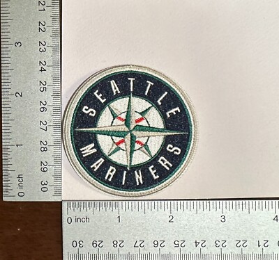 SEATTLE MARINERS-Embroidered Iron on PATCH MAJOR LEAGUE BASEBALL-KEN GRIFFEY JR.