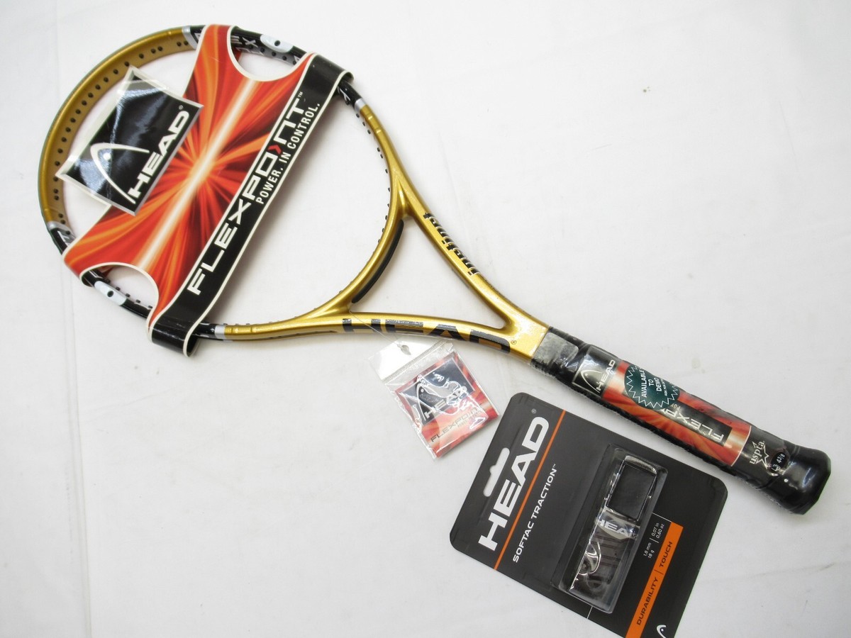 NOS* HEAD FLEXPOINT INSTINCT MIDPLUS TENNIS RACQUET (4 3/8) +