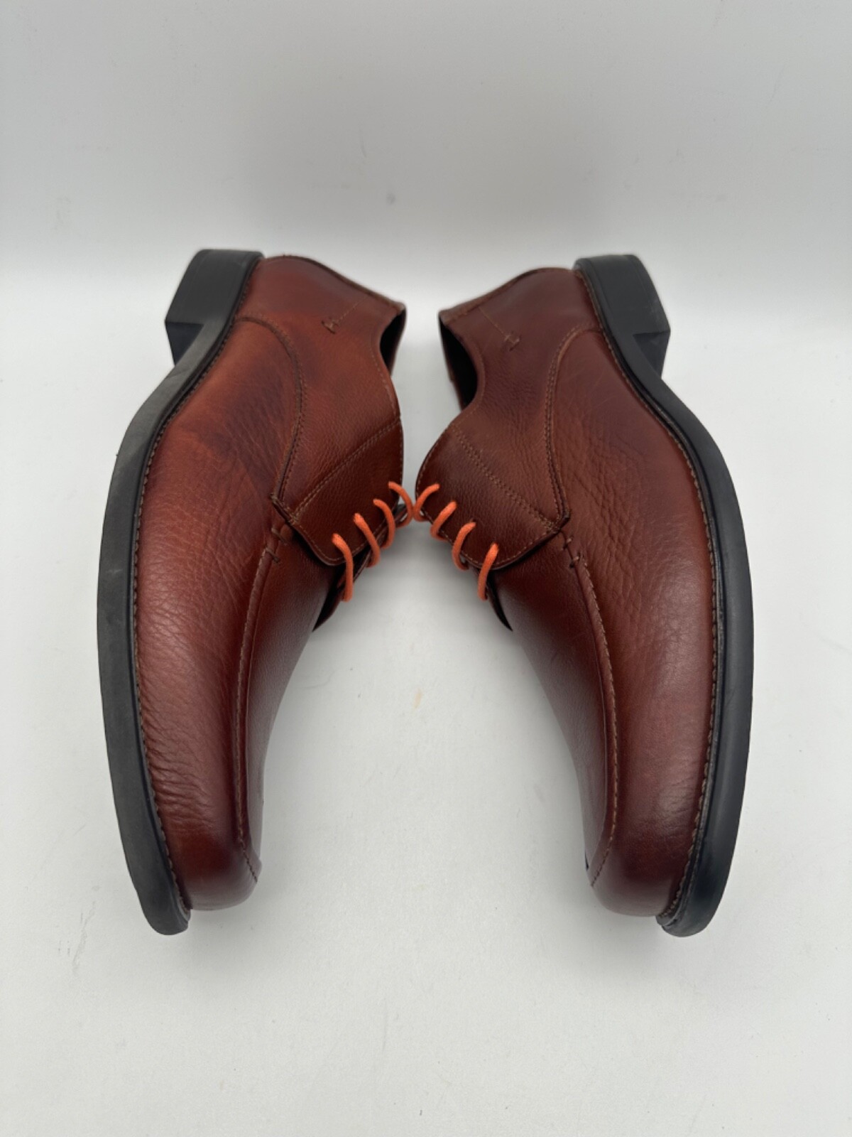 SAOLA NUOVISSIMO Johnston & Murphy Flex marrone pelle di pecora Macomb punta moc taglia 10 5 M
