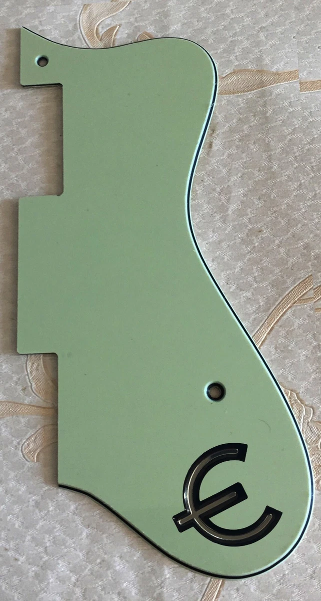 Pick Epiphone Dot Style Guitar Pickguard W/Metal“e”Scratch Plate,Vintage  Green | eBay