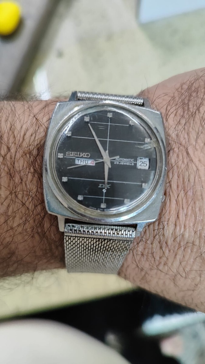 1968 Vintage mens Seiko Sea lion 6106-8030 gray dial M88 Working