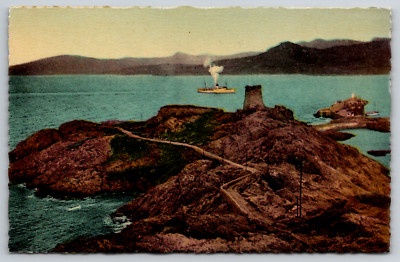 Ile-Rousse Corse Ile de Beaute venant de Nice France Vintage Postcard Corsica