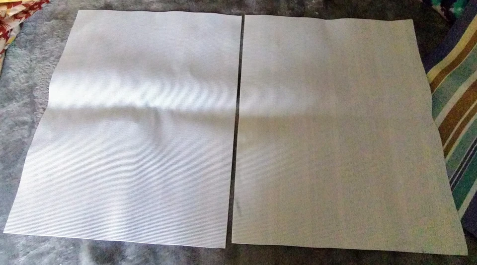 Set of 4 Indoor/Outdoor Textilene Placemats Ava Stripes 13 X 19" By HD Designs - Image 3 of 4