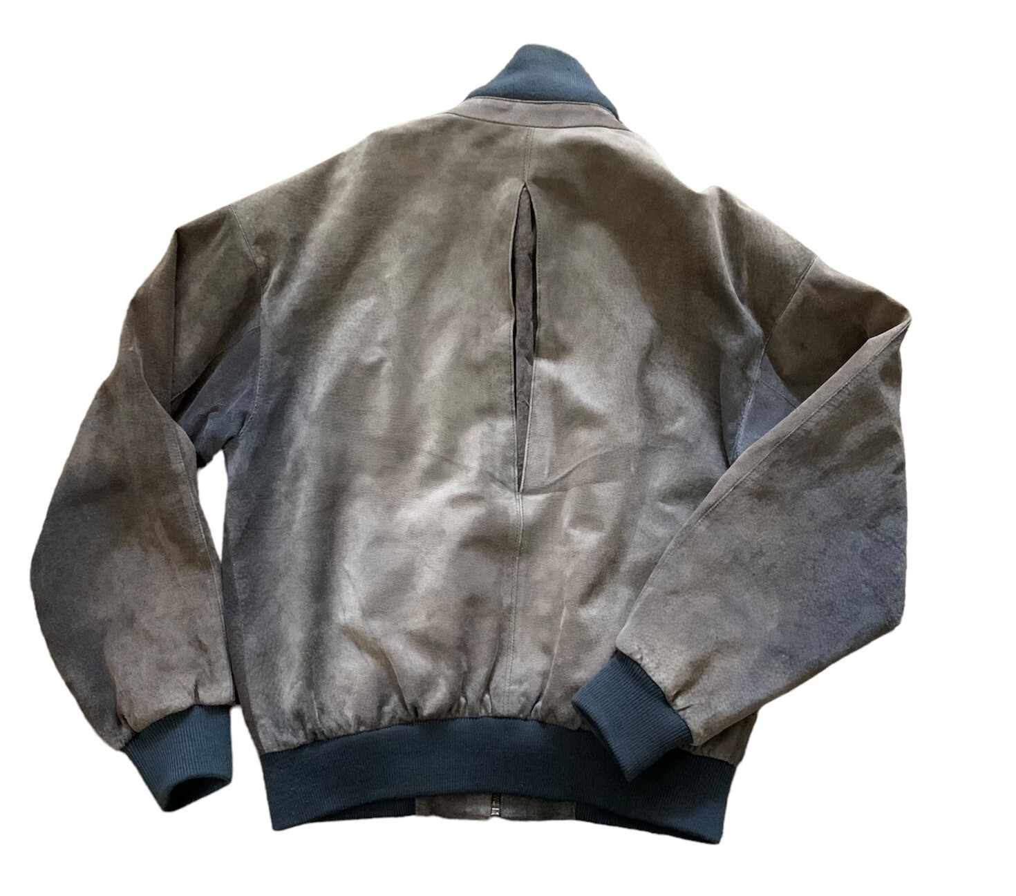 LL Bean Men's Pig Suede Leather Bomber Jacket Size 38 eBay