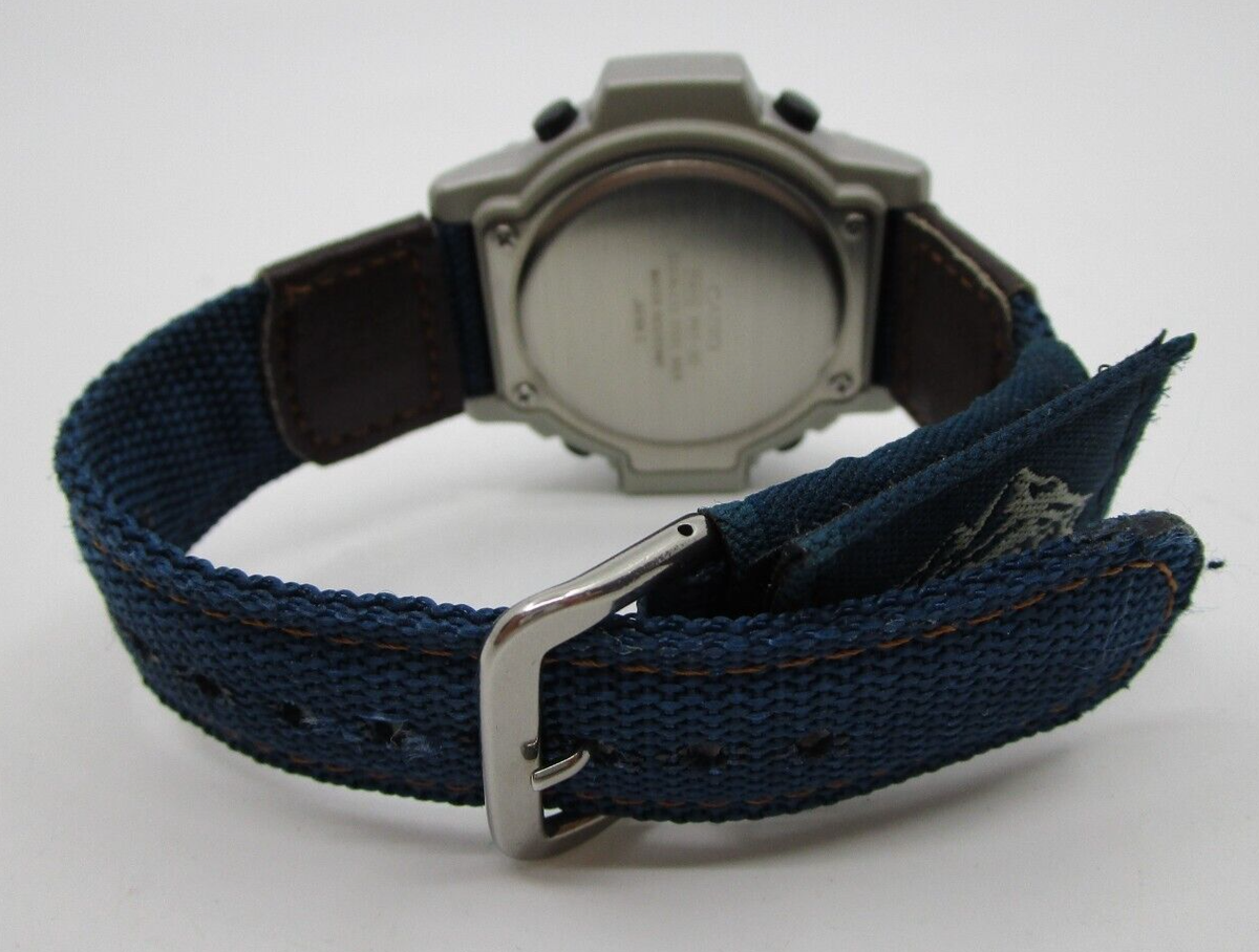 Montre Casio Twin Sensor Pour Homme - Boîtier Acier, Digitale, étanche 100m, Idéale Pour Le Sport