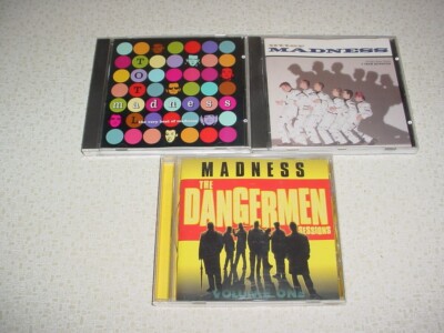 MADNESS 3 CD LOT, BEST OF, UTTER MADNESS, THE DANGERMEN SESSIONS, 1980s SKA