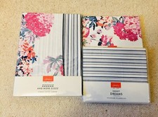 Joules Cottage Garden Floral Single Duvet Cover with 2 Pillowcases New