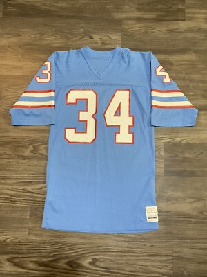 Vintage Houston Oilers EARL CAMPBELL Sand-Knit Jersey Medium