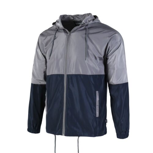 Lightweight Water-Resistant Windbreaker Zip-Up Hoodie Windproof Jacket for Men - Picture 7 of 30