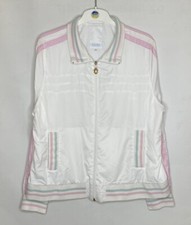 ESCADA SPORT WOMENS JACKET TENNIS PREP EMBROI...