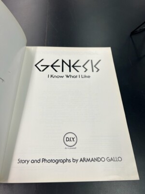 絶版本 GENESIS I KNOW WHAT I LIKE ジェネシス 写真集 絶版本 GENESIS