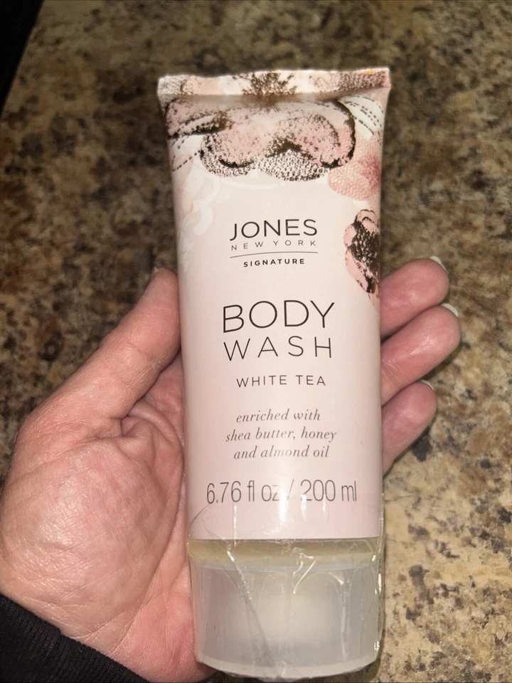 Jones Signature New York Body Wash té blanco con manteca de karité 6,76 OZ NUEVO Foto 3 de 4