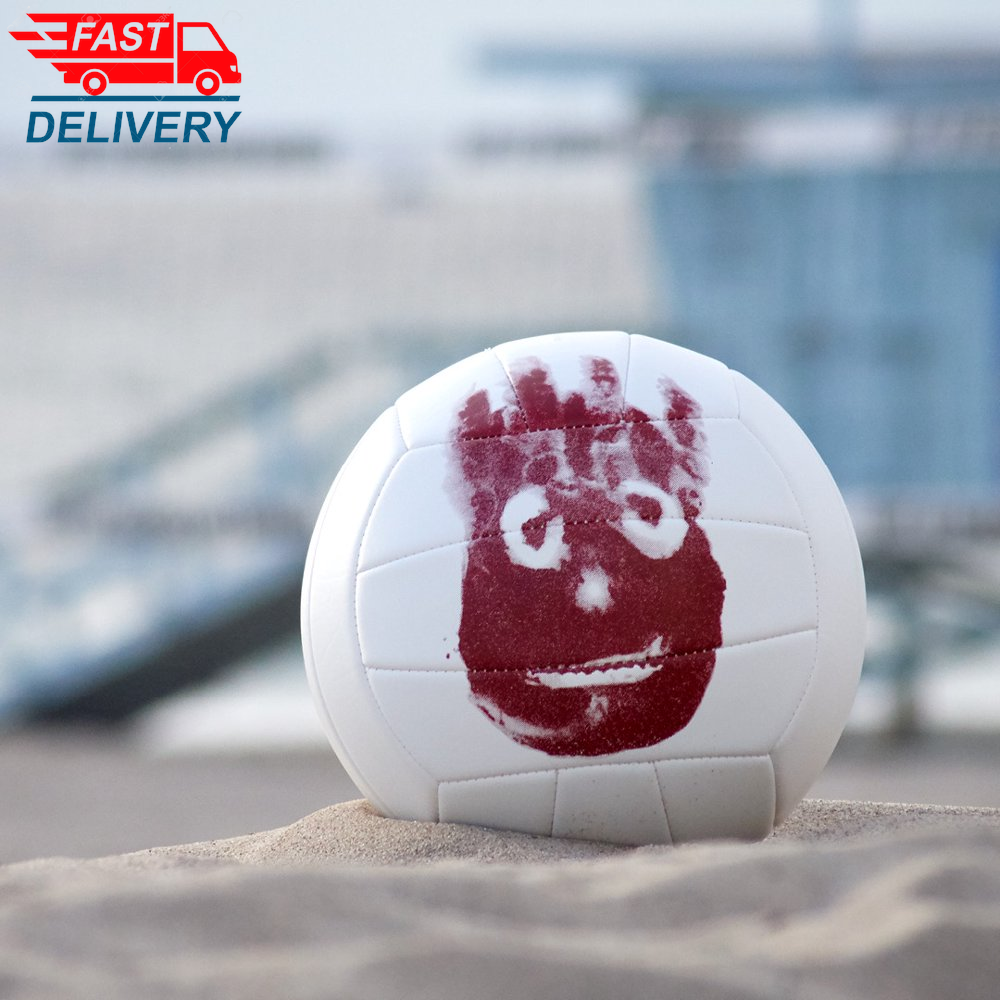 Wilson Cast Away Replica Outdoor Volleyball, Official Size Free