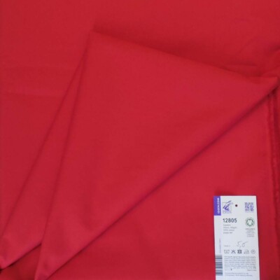 Baumwoll-Cambric mohnrot 100% Baumwolle bio GOTS 145cm breit 145 g/lfm
