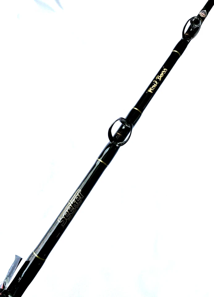 Seeker RR100-6 1/2’C Rail Boss 80-130Lb Trolling 6.5Ft Fishing Rod made in USA - Image 3 of 4
