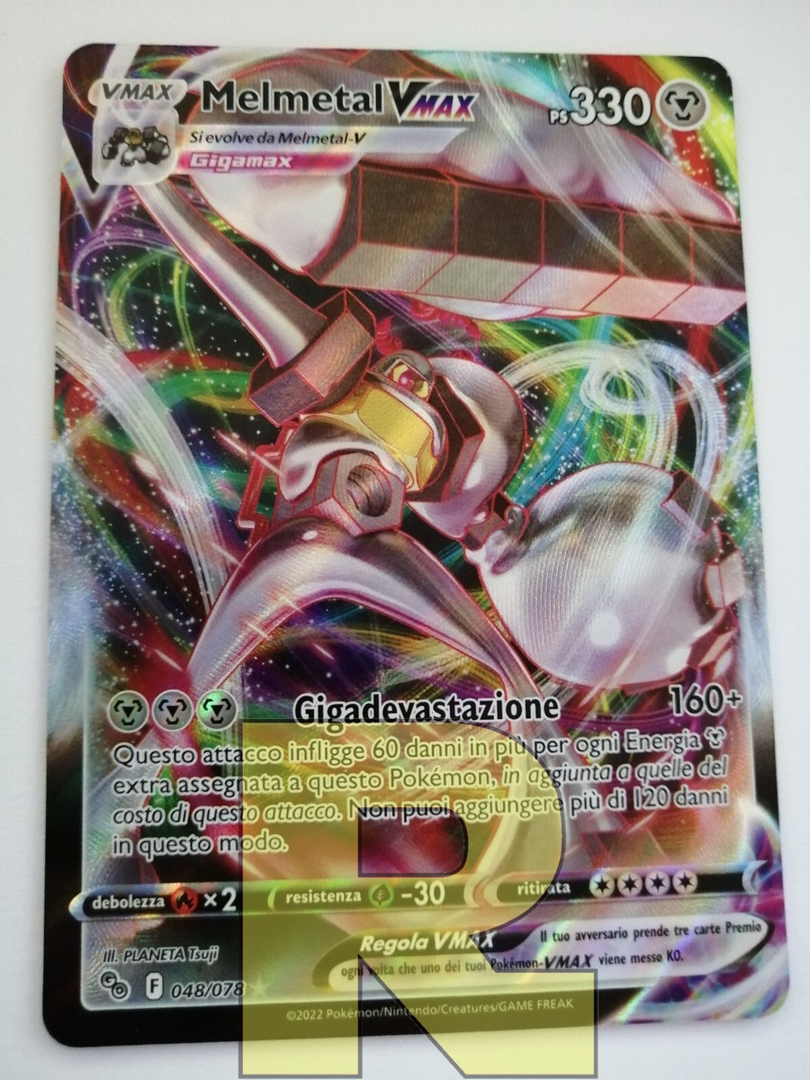 Melmetal VMAX ® Pokemon GO 048/078 ® Rare Full Art ® Pokemon