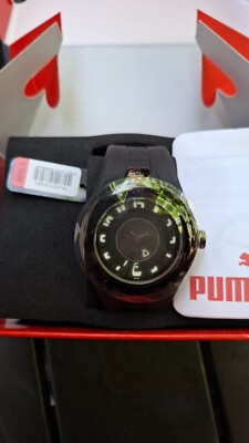 Puma Dynamic Posh Total Black Armbanduhr Herren sportlich unbenutzt in OVP