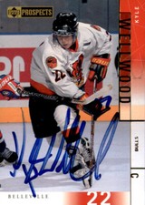 Kyle Wellwood Signed 2000-01 Upper Deck CHL Prospects card Belleville Bulls