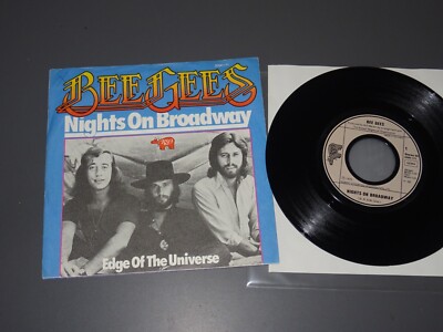 BEE GEES - NIGHTS ON BROADWAY / RSO 7'' GERMANY-SINGLE 1975 (EX)