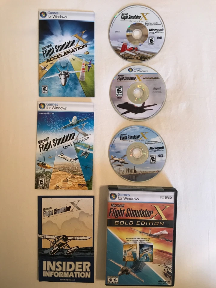 Microsoft Flight Simulator X Gold Edition PC Windows con expansión de aceleración Foto 2 de 4