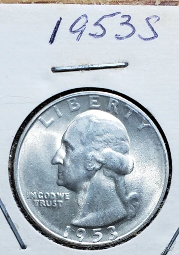 1953 S Washington Quarter Nice MS UNC BU Graded Fairly Uncirculated