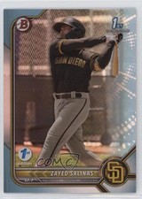 2022 Bowman 1st Edition Sky Blue Foil Zayed Salinas #BPPF-122 0w8