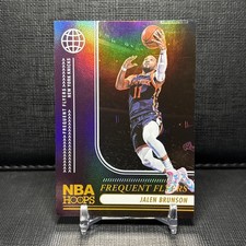 2024-25 Panini NBA Hoops - Frequent Flyers Jalen Brunson #5 Holo - Knicks
