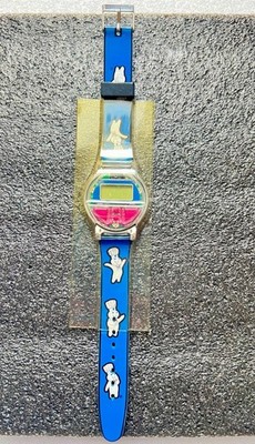 Vintage 1999 Pillsbury Doughboy Talking Digital Watch NOS Untested