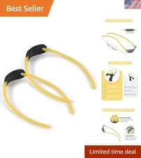 2 Pack Slingshot Replacement Band,Heavy Duty Wrist Rocket Elastic Rubber Bands