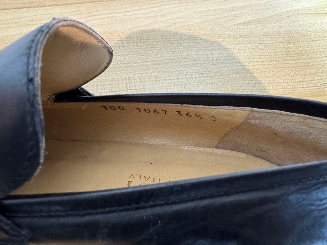 GUCCI Women's Loafers Horsebit Leather Black EU36.5/US6.5 120248c thumbnail 10