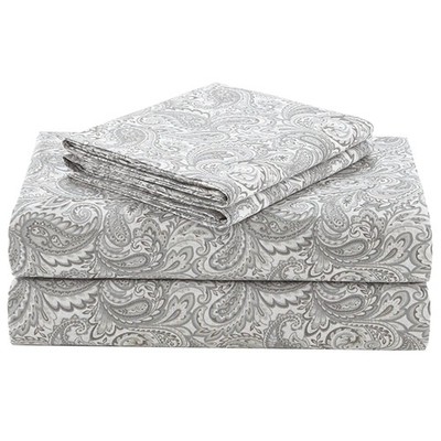 Comfort Spaces 100% Cotton Sheet Set Breathable, Lightweight, Soft with 14'' E...