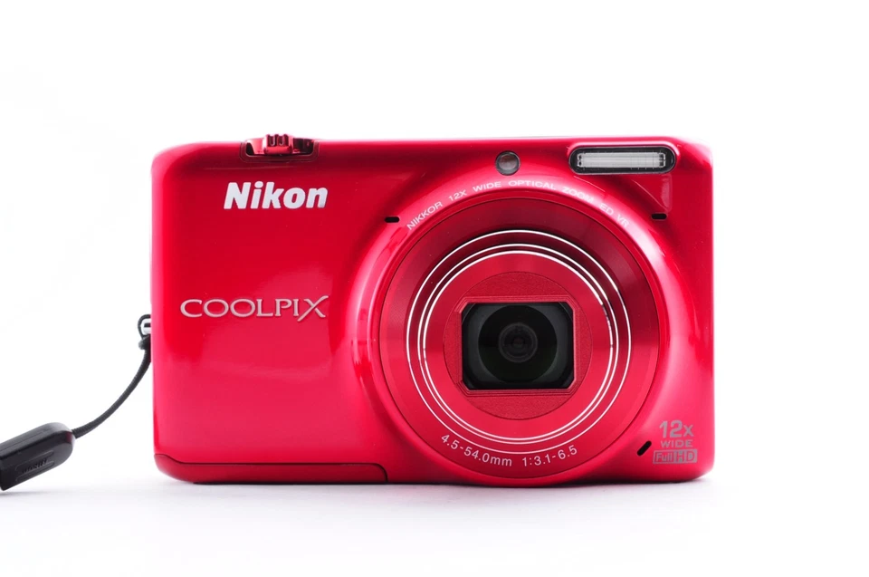Nikon Coolpix S6500 Red Near Mint Compact Digital Camera Y3271 - Image 3 of 4