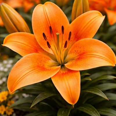 20 Surfside Orange Lily Bulbs for Planting – Bright Orange Asiatic
