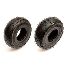 2x 10 Inch Tyre 4.10/3.50-4 4 Ply Easy Rolling Tread Fits Sack Truck Hand Cart
