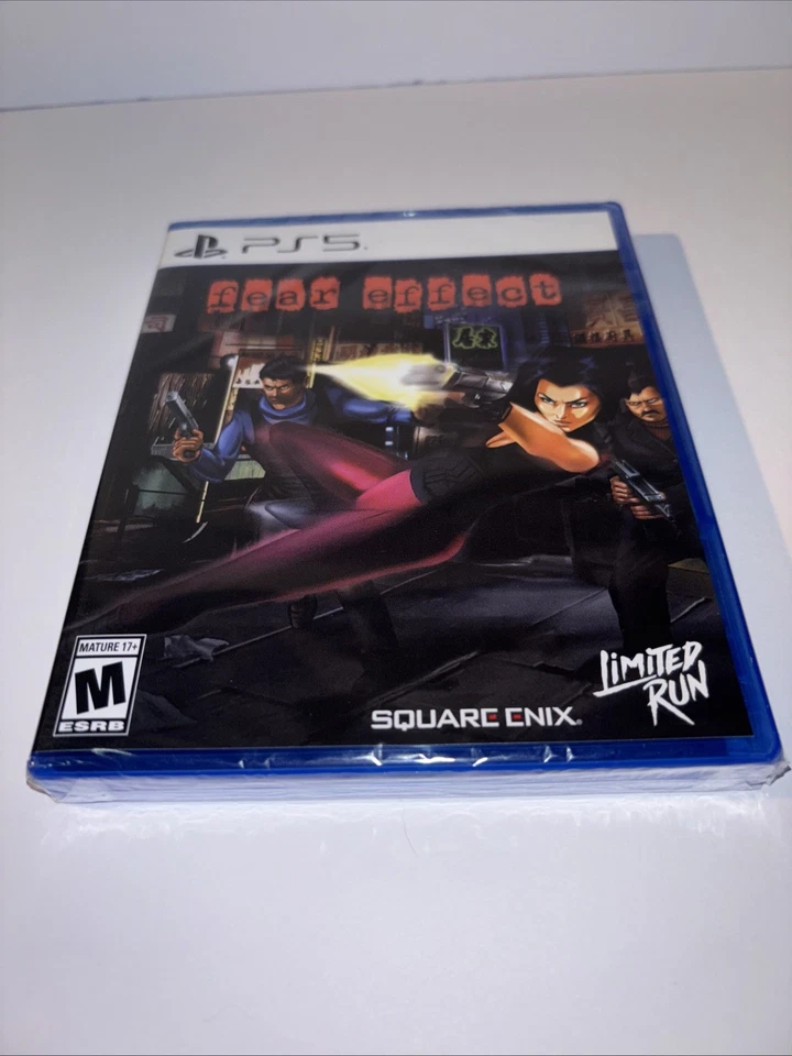 10TH ANNIVERSARY FEAR EFFECT PS5 LIMITED RUN GAMES VARIANT U.S. ESRB BRAND NEW! - Image 2 of 4