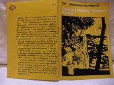Festung K&ouml;nigstein Wanderheft 106 VEB 1973 Hermann Lemme Heft