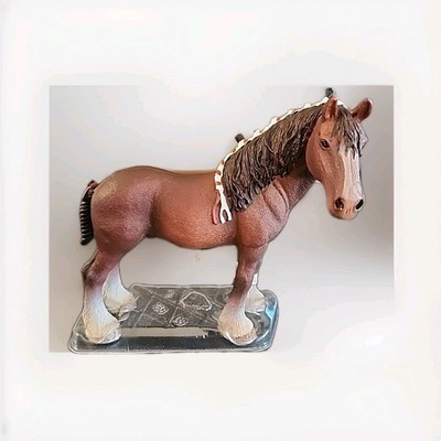 SCHLEICH 13808 Clydesdale gelding Farm World Toy Figurine Brand New Free Shippin
