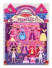 Puffy Sticker Play Set - Princess Puffy Sticker Play Set - Reusable Activity