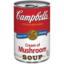 48x Campbell's Condensed Cream of Mushroom Soup Wholesale Case Bulk Lot 10.5oz