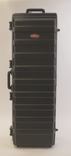 SKB Hard Case with Wheels and Straps - Heavy-Duty Polyethylene Shell Black 