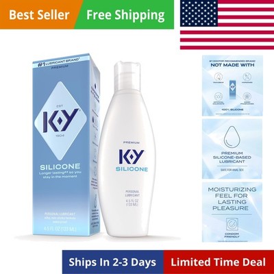 Silicone Lube,  Personal Lubricant, Silicone-Based Formula, Safe to Use with ...
