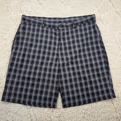 PGA Tour Official Golf Shorts Mens Bermuda Chino Plaid Size 38 39x9.5 Golfing