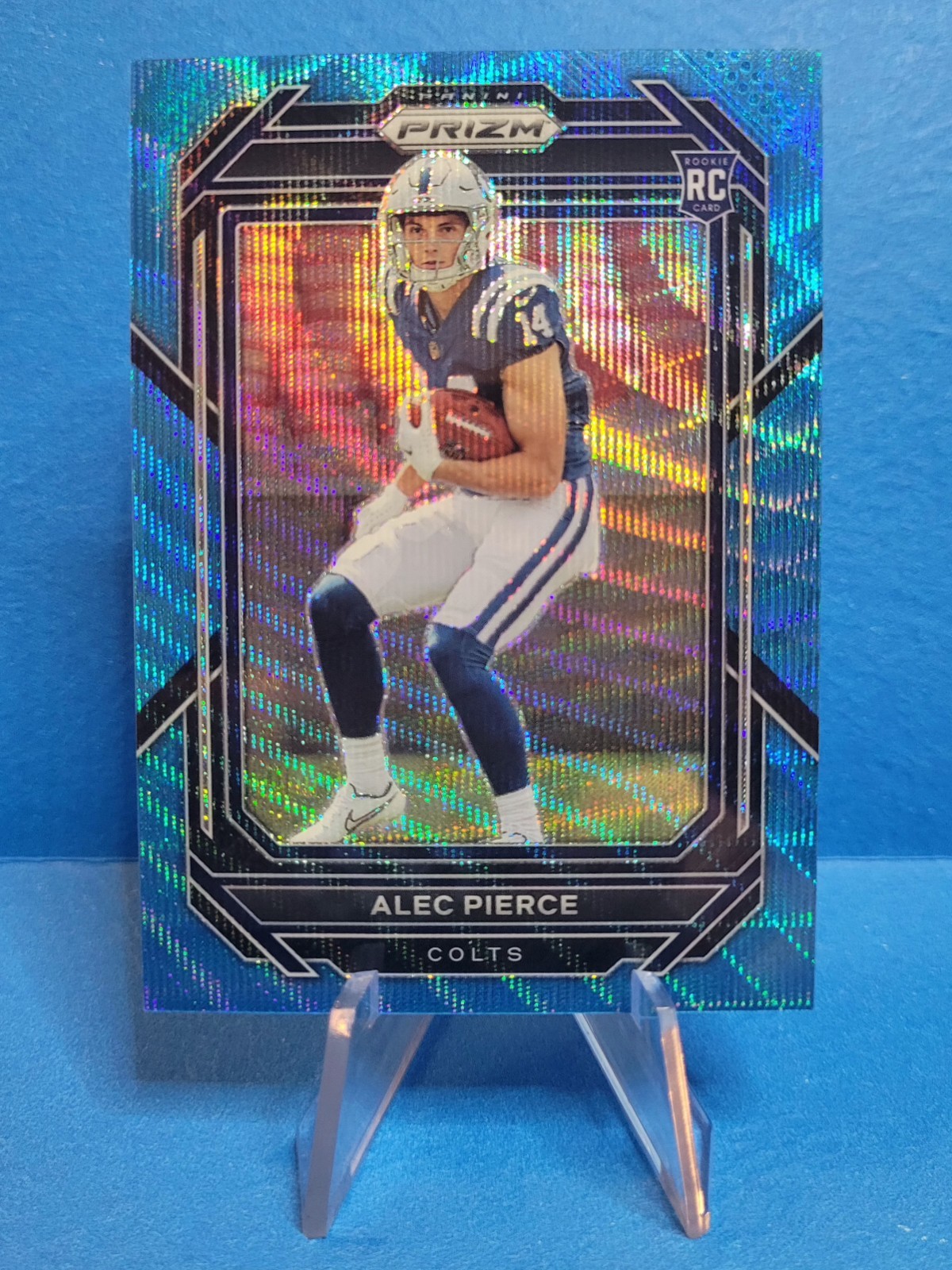 2022 Panini Prizm Alec Pierce Blue Wave #/199 Rookie RC No. 330 Color Match