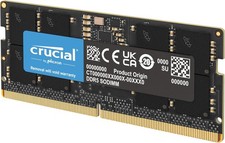 Crucial 16GB DDR5 RAM, 5600MHz Laptop Memory CT16G56C46S5