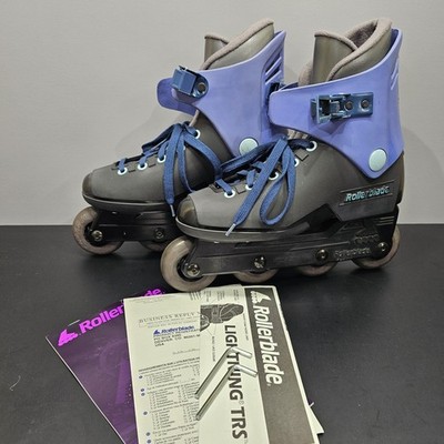 Vintage Rollerblade Lightning TRS Inline Skates 4 Broken Straps Women Size 7.5